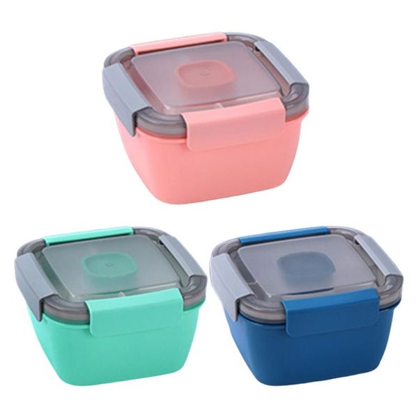 

storage bottles & jars portable separated partition sealed lunch box airtight leakproof meal containers 27rf