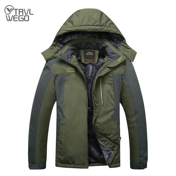 

skiing jackets trvlwego -30 degree super warm winter jacket men hiking clothes waterproof breathable snowboard snow outdoor coat 9xl