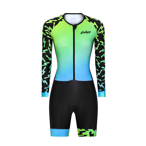 

racing sets ciclopp2021ladies long sleeve bodysuit professional clothing roupa ciclismo women's team competition cycling jersey, Black;blue