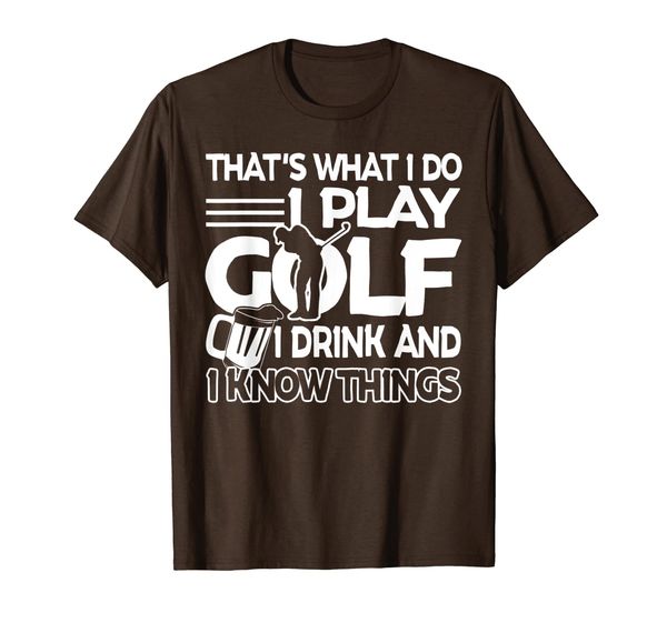 

golf shirt - play golf t-shirt, White;black