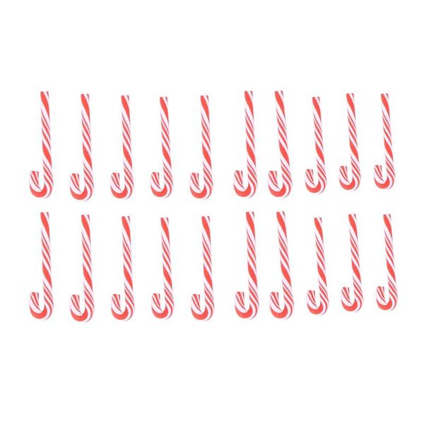 

50pcs red and white handmade christmas candy cane kawaii miniature dollhouse home decor party decoration