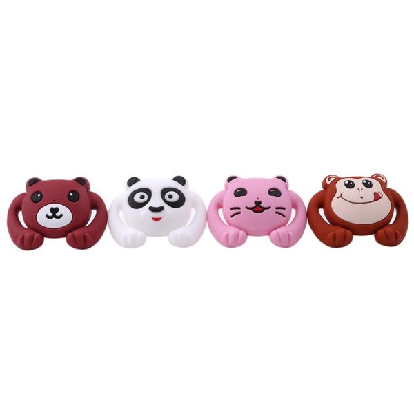 

pacifiers# silicone funny nipple pacifier baby soother toddler nipples teether cartoon bear pacifiers
