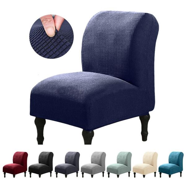 

chair covers xl-large armless slipcovers single seat accent stretch removable furniture protector for home el