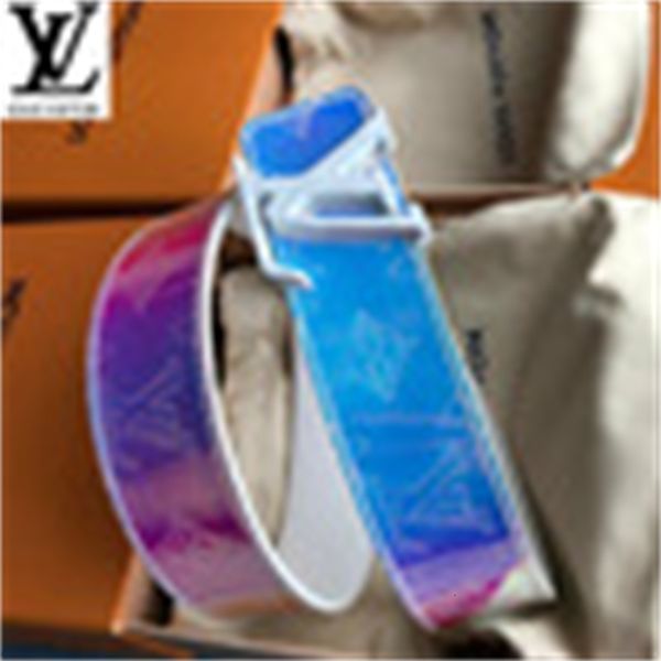 

brand designer luxury belt influx of men's new colorful laser authentic official mens belts for men women belt with box, Silver