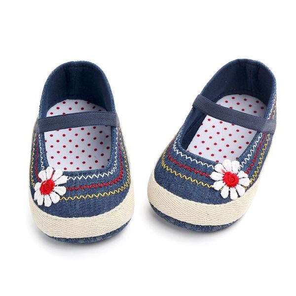 

baby girl shoes embroidered infant slip-on first walkers crib toddler loafers booties sapatos infantil menin
