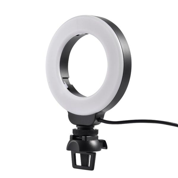 

flash heads computer ring light rgb ringlamp video conference circle lens with clip selfie lamp adjustable led po studio