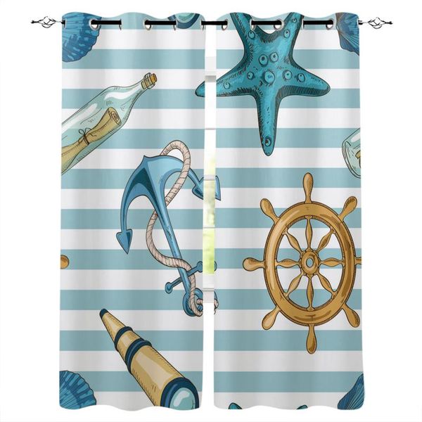 

anchor bar nautical empty bottle window treatments curtains valance blinds bedroom kids room decor curtain & drapes