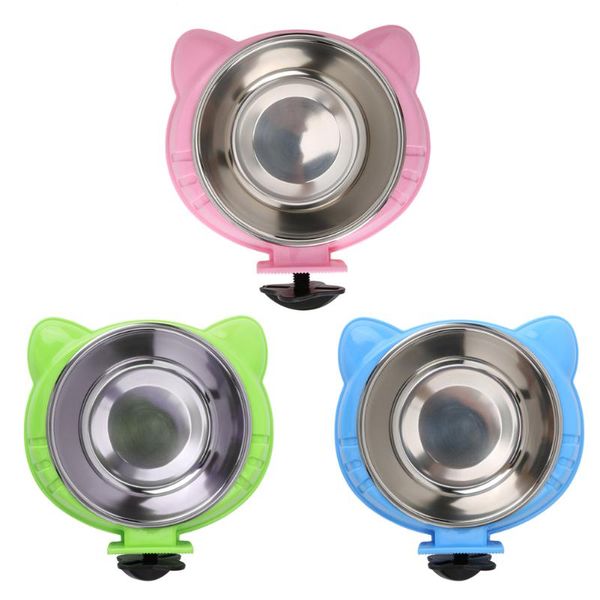 

pet hanging water supply stainless steel bowl cats dogs feeder dish for dog car seat covers