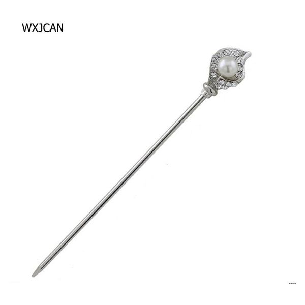 

hair clips & barrettes wxjcan 2 styles korean version sticks for simulated pearl and rhinestone hairpin wedding accessories tiara h1040, Golden;silver