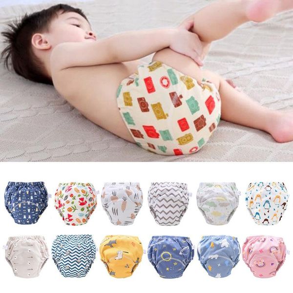 

waterproof training pants cotton reusable baby diaper infant children shorts underwear washable cloth nappies panties diapers