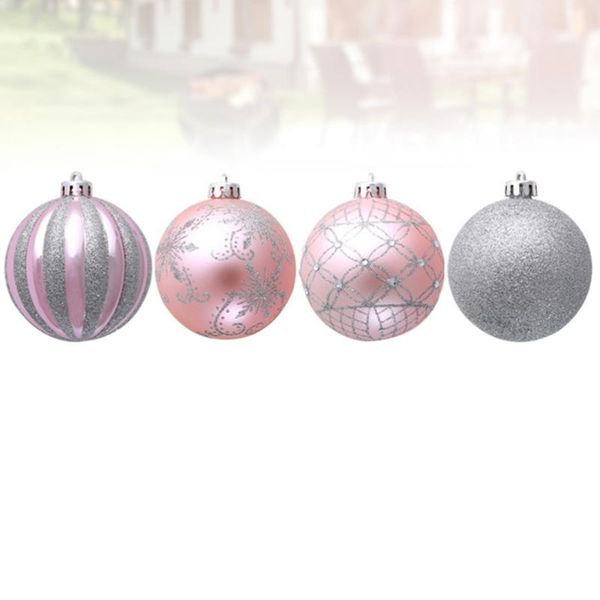 

party decoration 4pcs 8cm christmas tree ornament hanging ball for home office