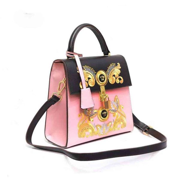 

design hbag 2021 fashionable personalized embroidered and ironed women's bag 0pnp