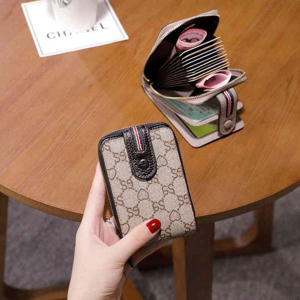 

new driver's license card package, small size, large capacity, multi coin purses wallet purses black friday, Brown;gray