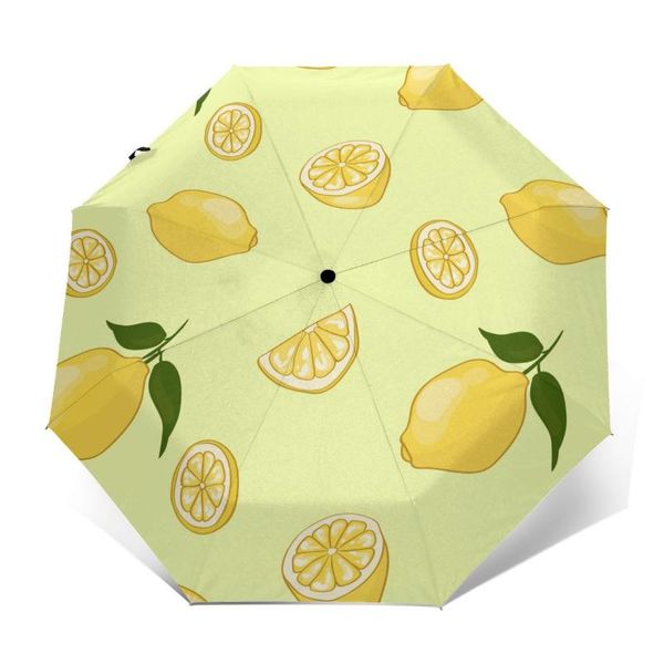 

umbrellas automatic umbrella light summer three-fold women men rain
