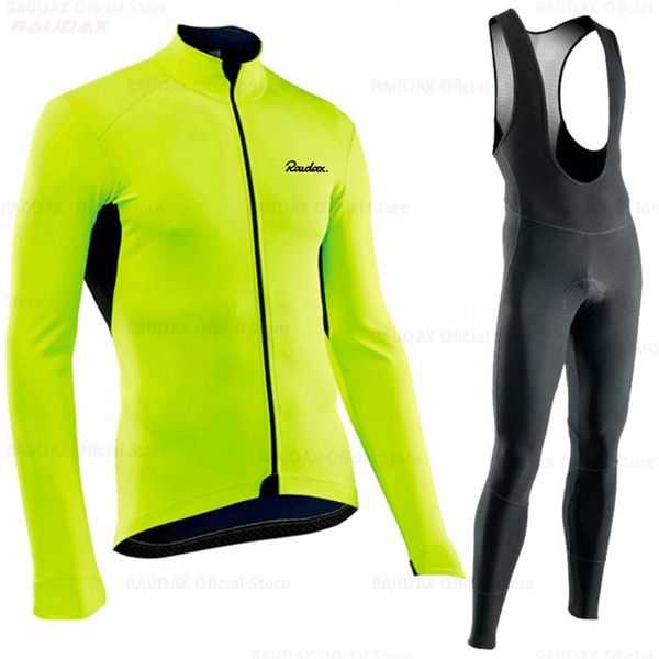 

racing sets raudax 2021 spring cycling jersey set breathable mtb clothing mountain bike wear clothes maillot ropa ciclismo hombre, Black;blue