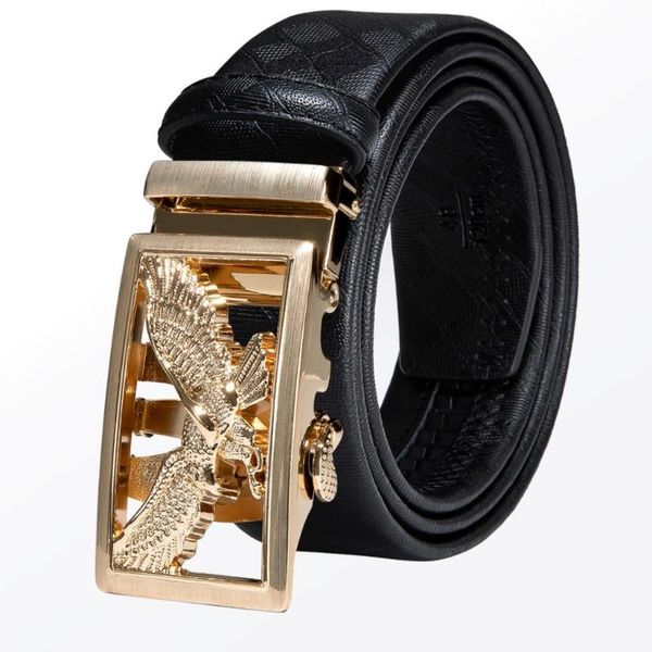

belts gold black silver automatic buckles mens leather men dress jeans belt ratchet sliding waist straps wedding business, Black;brown