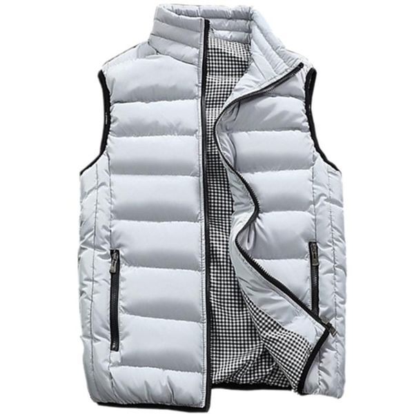 

men's vests men warm vest winter waistcoat casual coat homme plus size male sleeveless jacket thermal, Black;white