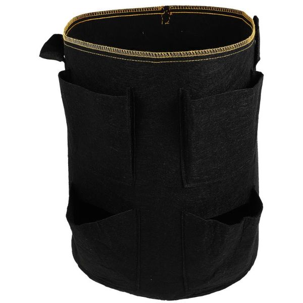 

planters & pots 1pc hanging glowing bag non-woven plant bucket strawberry with pockets