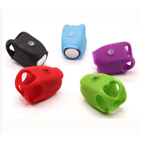 

bike horns electric cycling bell 120db horn rainproof mtb bicycle handlebar silicone six ring accessories