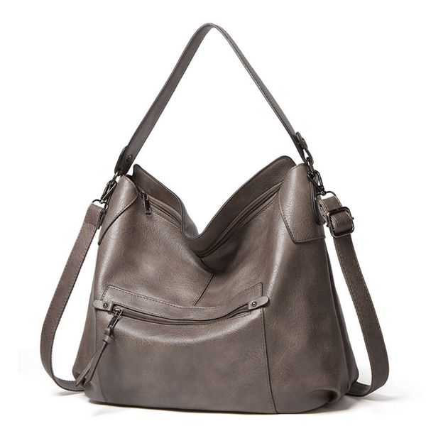 

popular bag soft leather women's one shoulder messenger hand large capacity