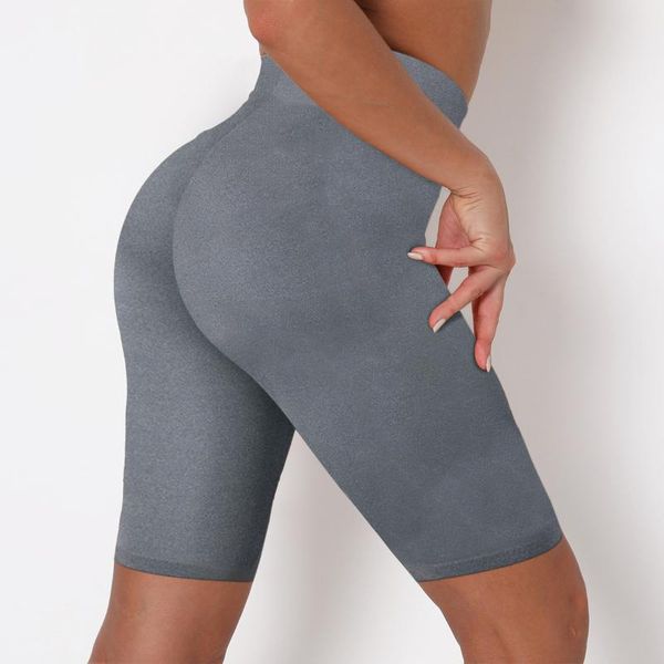 

yoga outfit sports shorts women skin black color tights woman leggings gym biker fitness cycling workout 4