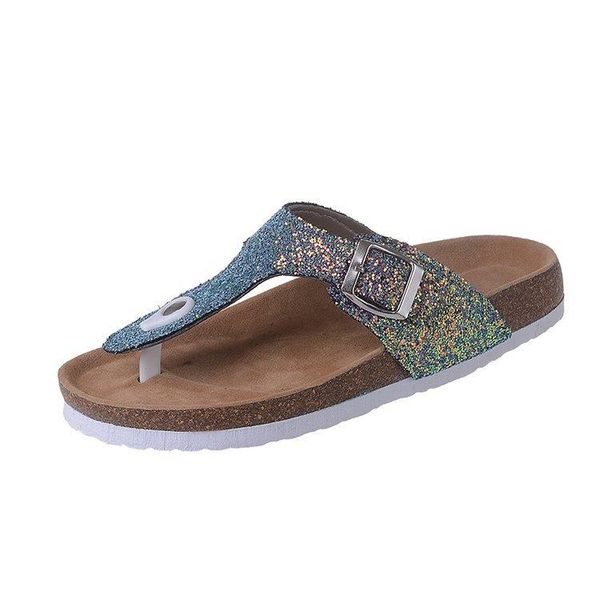 

shoes low rubber flip flops hawaiian hoof heels pu fabric rome slippers, Black
