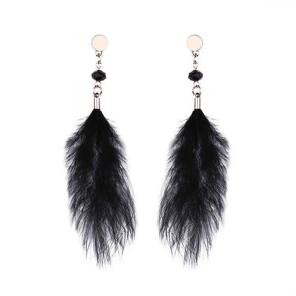 

dangle & chandelier fashion plush earrings girls love korean jewelry tassel eardrops femme pendant accessories earring for women, Silver