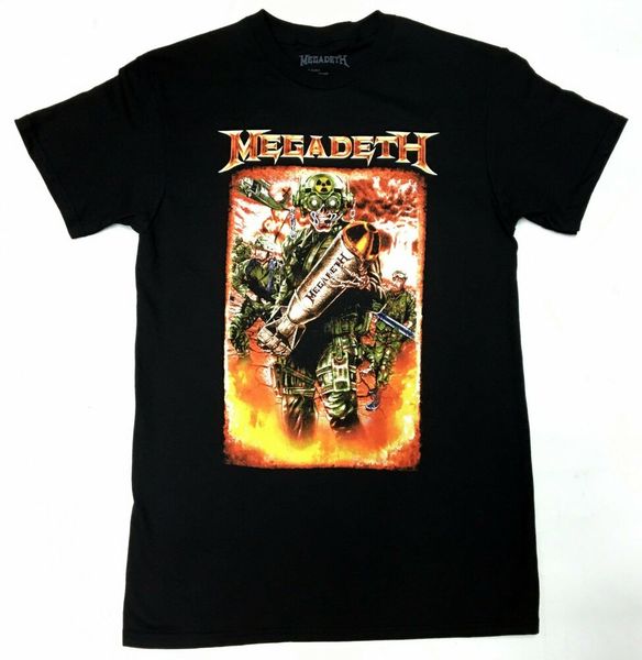 

megadeth t-shirt new authentic & official, White;black