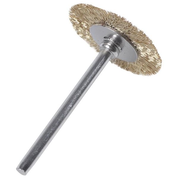 

sanders 10 pcs brass wire brush round disk cup 25mm for dremel