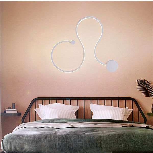 

simplistic wall lightings acrylic striplight creative indoor luminaire nordic parlor sconce modern ceiling light lamp