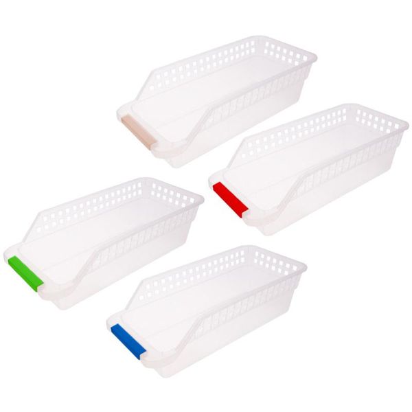 

storage baskets 4 pcs fruits vegetables basket sundries organizer (random color)