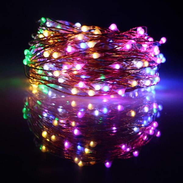 

strings 2 4 6 m christmas led fairy light wire garland copper xmas waterproof lights for holiday party wedding decoration d30