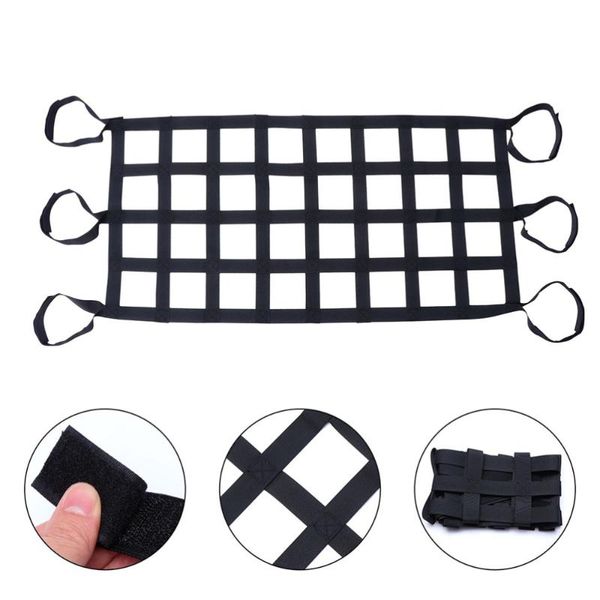 

car organizer 2 pcs nylon roof mesh vehicle roofnets elastic luggage net