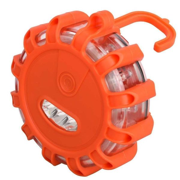 

emergency lights 1pcs flashing warning light 9.3*3cm disc roadside orange/red safety flare