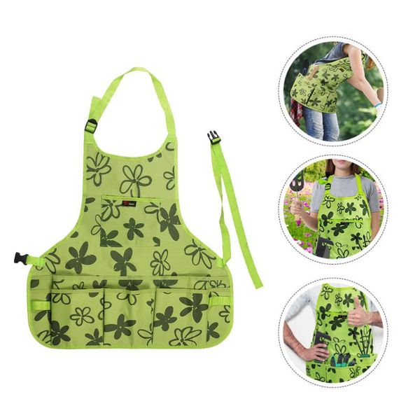

aprons 1pc gardening oxford cloth apron multi-functional practical