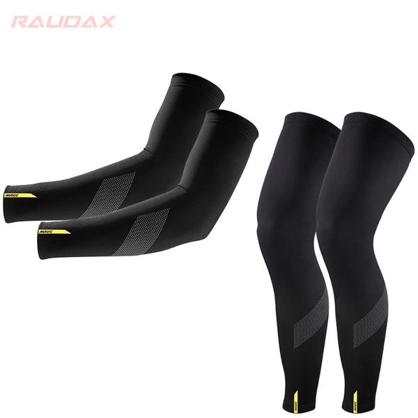 

black uv protection cycling arm sleeve pro team breathable bicycle running racing mtb bike leg elbow & knee pads, Black;gray