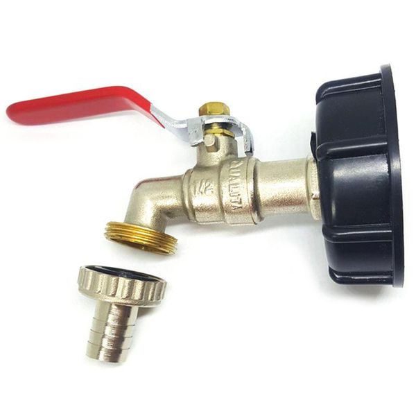 

bathroom sink faucets ibc tank container adapter 1/2" 3/4'' brass thread water tap hose connector flow control faucet