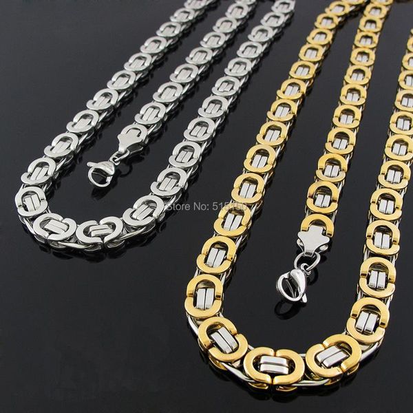 

earrings & necklace vintage 316l stainless steel jewelry selling men's 8.66" bracelets&24" sets, Silver
