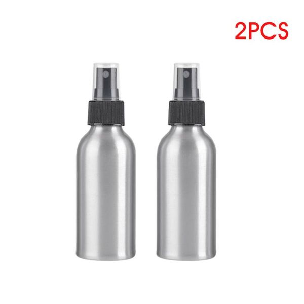 

2pcs household el spray bottle bathroom essential oil liquid containers portable pressed pump aluminum empty perfume atomizer storage bottle