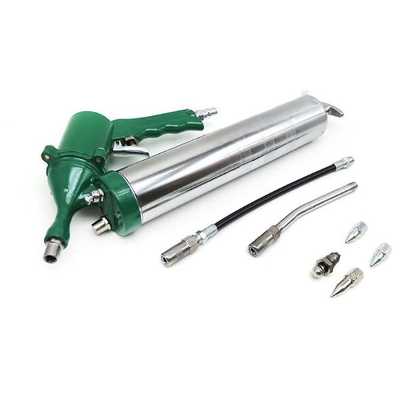 

professional spray guns 400cc pneumatic grease gun manual high pressure air steam moving butter barrel oiling machine with oile