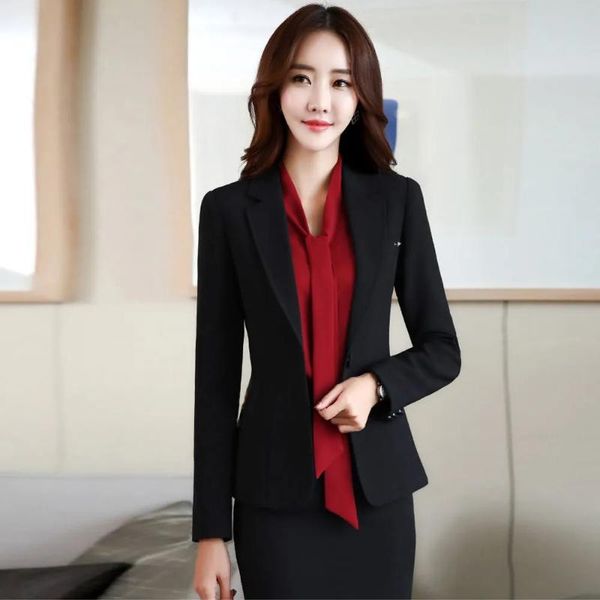 

women's suits & blazers suit jacket women spring and autumn coat long sleeve 2021 season korean fashion slim blazer black, White;black