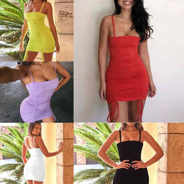 

skirts summer women skirt shorts dress suspender multicolor pleated bodycon mini kleid ladies designer short mini club slim women clothing 5, Black