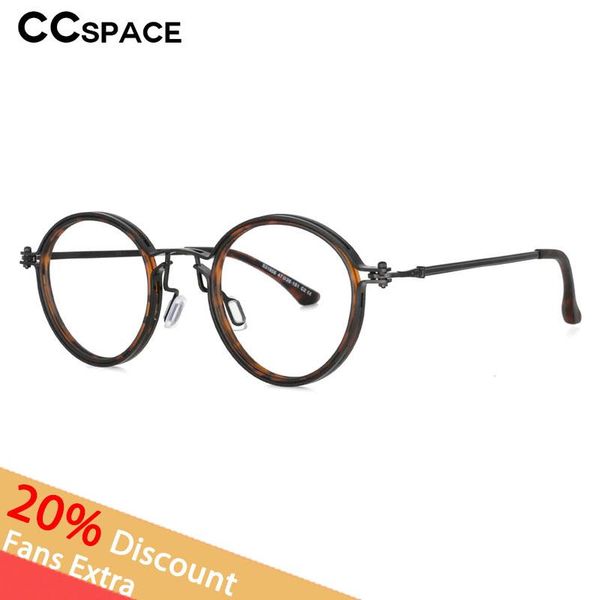 

sunglasses 53813 round anti-blue light retro glasses frame men women optical fashion computer eyeglasses, White;black