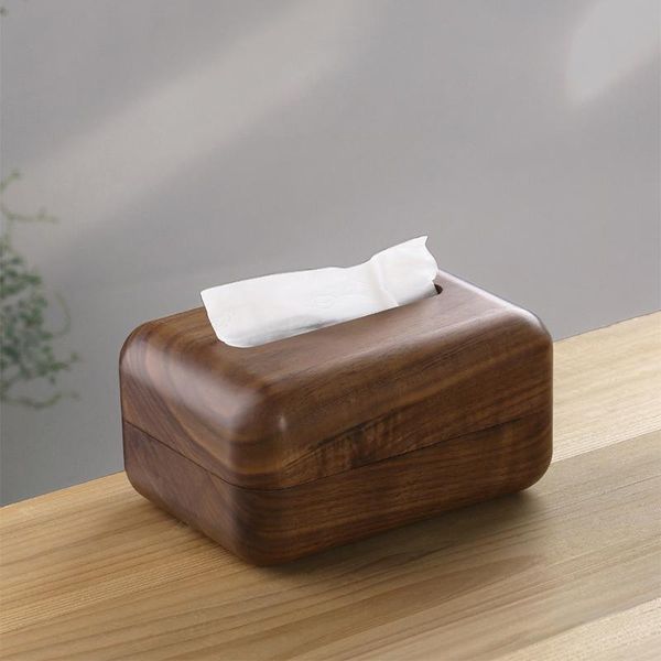

tissue boxes & napkins nordic with cover creative black walnut box dining room living home napkin holder bedroom ornament