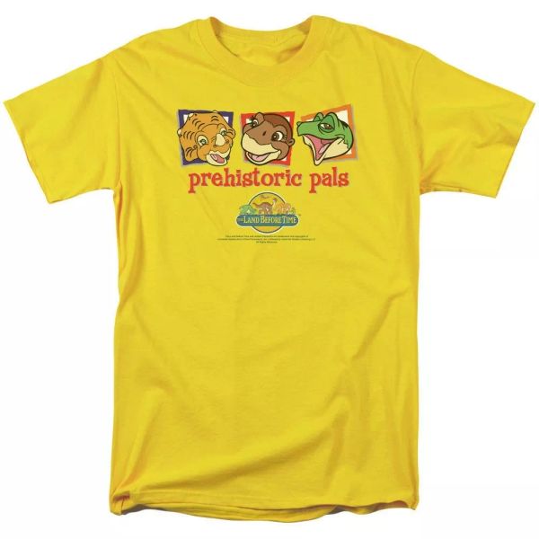 

land before time prehistoric pals t-shirt sizes s-3x new, White;black