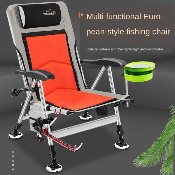 

outdoor folding fishing chair multi-function accessories
