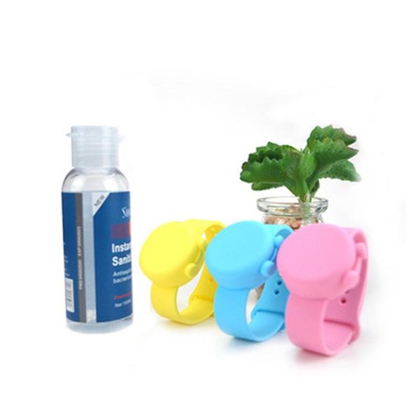 

liquid soap dispenser portable kid hand wristband wrist band gel with sanitizing sanitizer dispensing handwash