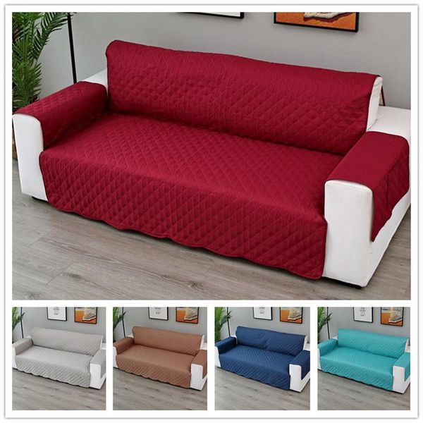 

chair covers mmermind solid color sofa cushion multifunction double-sided thickening pet wtih pocket vw49#