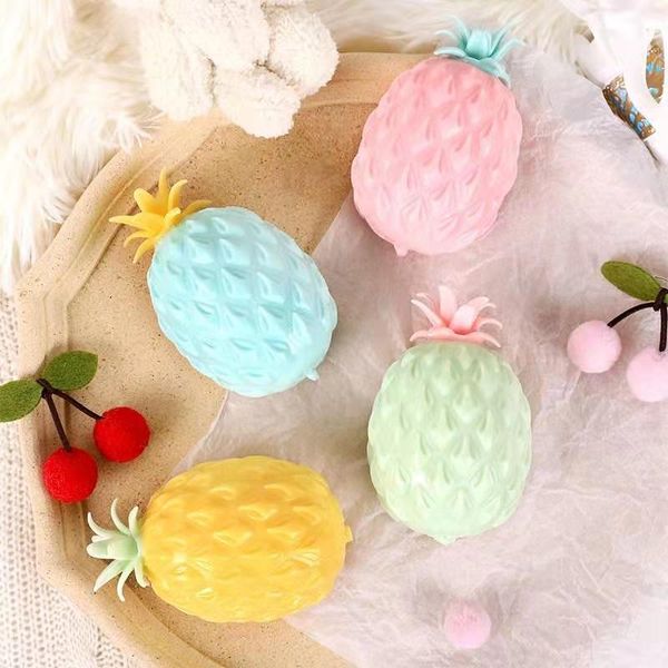 

new anti stress fun soft pineapple ball reliever toy children creativity sensory toys gift novelty games