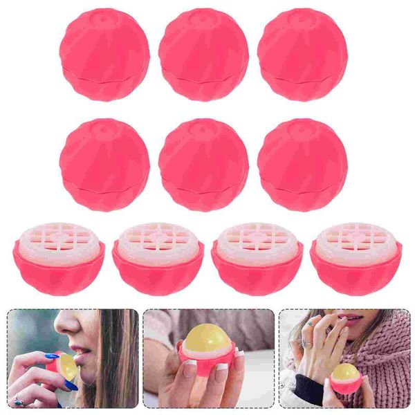 

storage bottles & jars 10pcs sphere lip box lipstick refillable dispenser (random)